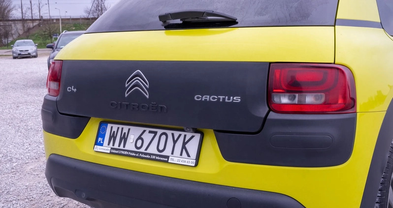 Citroen C4 Cactus cena 41500 przebieg: 94000, rok produkcji 2018 z Warszawa małe 562